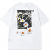 "Flower Time" Unisex Men Women Streetwear Graphic T-Shirt - Street King Apparel