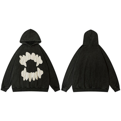 "Teeth Breaker" Unisex Men Women Streetwear Graphic Hoodie - Street King Apparel