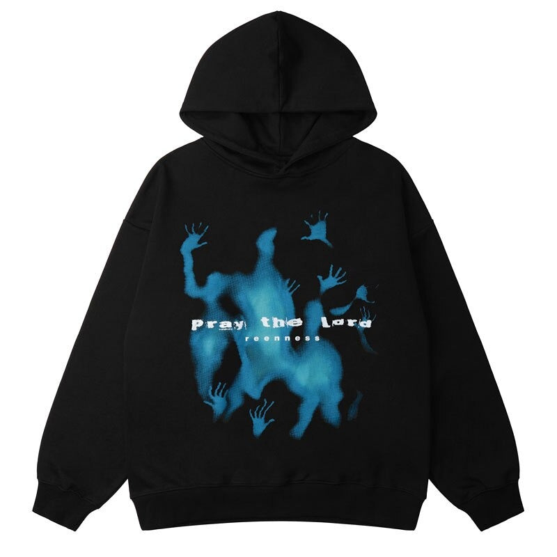Street King Apparel "Blue Souls" Unisex Men Women Streetwear Graphic Hoodie - Street King Apparel