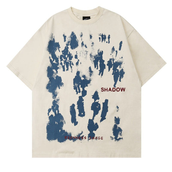 "Shadow Effect" Unisex Men Women Streetwear Graphic T-Shirt - Street King Apparel