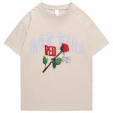 "Rose” Men Women Streetwear Unisex Graphic T-Shirt - Street King Apparel