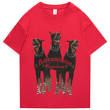 "Doberman" Men Women Streetwear Unisex Graphic T-Shirt - Street King Apparel