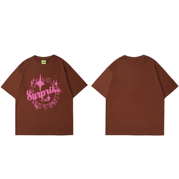 "Surprise" Unisex Men Women Streetwear Graphic T-Shirt - Street King Apparel