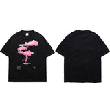 "Pink Smoke" Unisex Men Women Streetwear Graphic T-Shirt - Street King Apparel