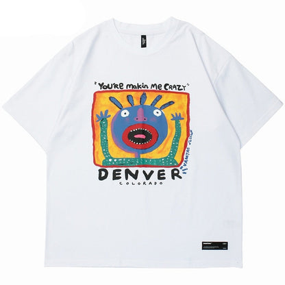 "Denver" Unisex Men Women Streetwear Graphic T-Shirt - Street King Apparel