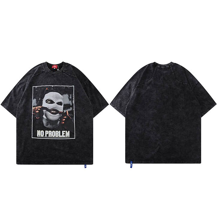 "No Problem" Unisex Men Women Streetwear Graphic T-Shirt - Street King Apparel