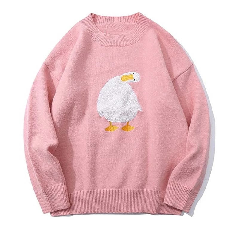 Street King Apparel "Confused Duckie" Long Sleeve Unisex Men Women Sweatshirt - Street King Apparel