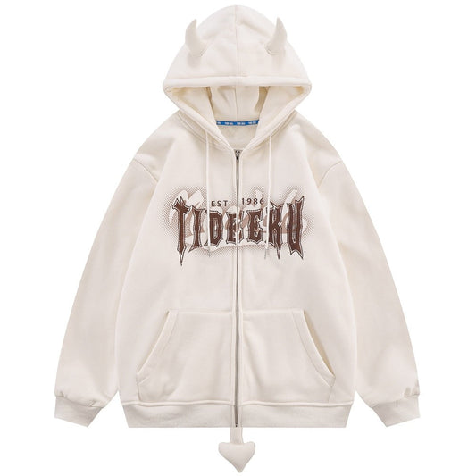"Devil's Work" Unisex Men Women Streetwear Graphic Hoodie - Street King Apparel