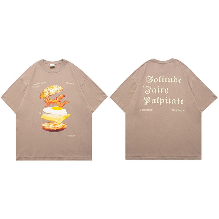 "Sandwhich" Unisex Men Women Streetwear Graphic T-Shirt - Street King Apparel
