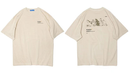 "Friendly Group" Unisex Men Women Streetwear Graphic T-Shirt - Street King Apparel