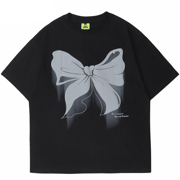 Street King Apparel "Bowknot Butterfly" Unisex Men Women Streetwear Graphic T-Shirt - Street King Apparel