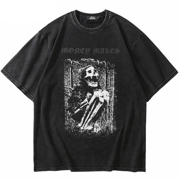 "Ghost Call" Unisex Men Women Streetwear Graphic T-Shirt - Street King Apparel