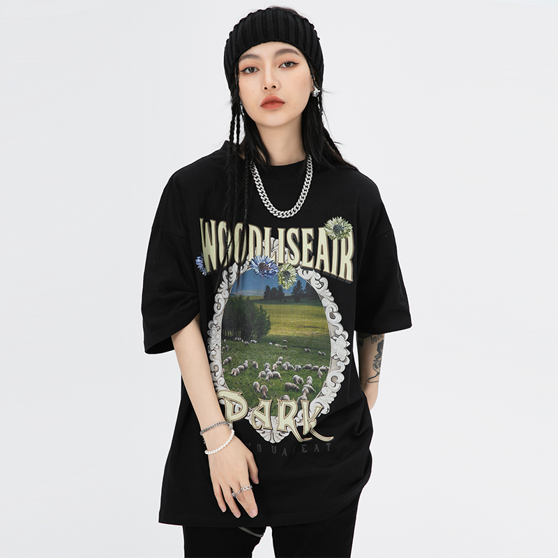 "Kingdom Land" Unisex Men Women Streetwear Graphic T-Shirt - Street King Apparel