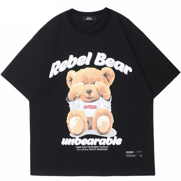 "Unbearable" Unisex Men Women Streetwear Graphic T-Shirt - Street King Apparel