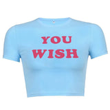 "Make A Wish" Vintage Women Streetwear Graphic T-Shirt - Street King Apparel