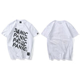 "Panic" Unisex Men Women Streetwear Graphic T-Shirt - Street King Apparel