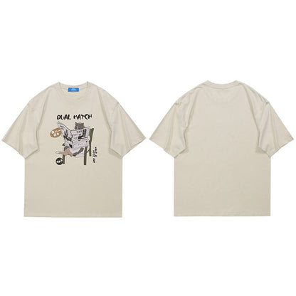 "Dual Match" Unisex Men Women Streetwear T-Shirt - Street King Apparel