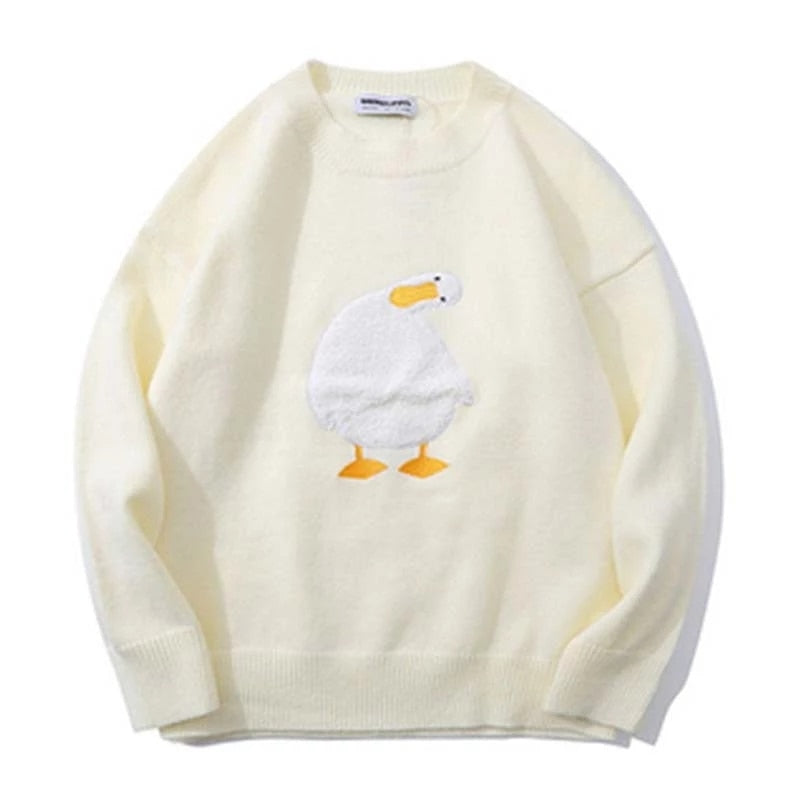 Street King Apparel "Confused Duckie" Long Sleeve Unisex Men Women Sweatshirt - Street King Apparel