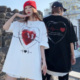 "Red Target" Unisex Men Women Streetwear Graphic T-Shirt - Street King Apparel