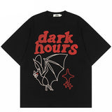 "Dark Hours" Unisex Men Women Streetwear Graphic T-Shirt - Street King Apparel