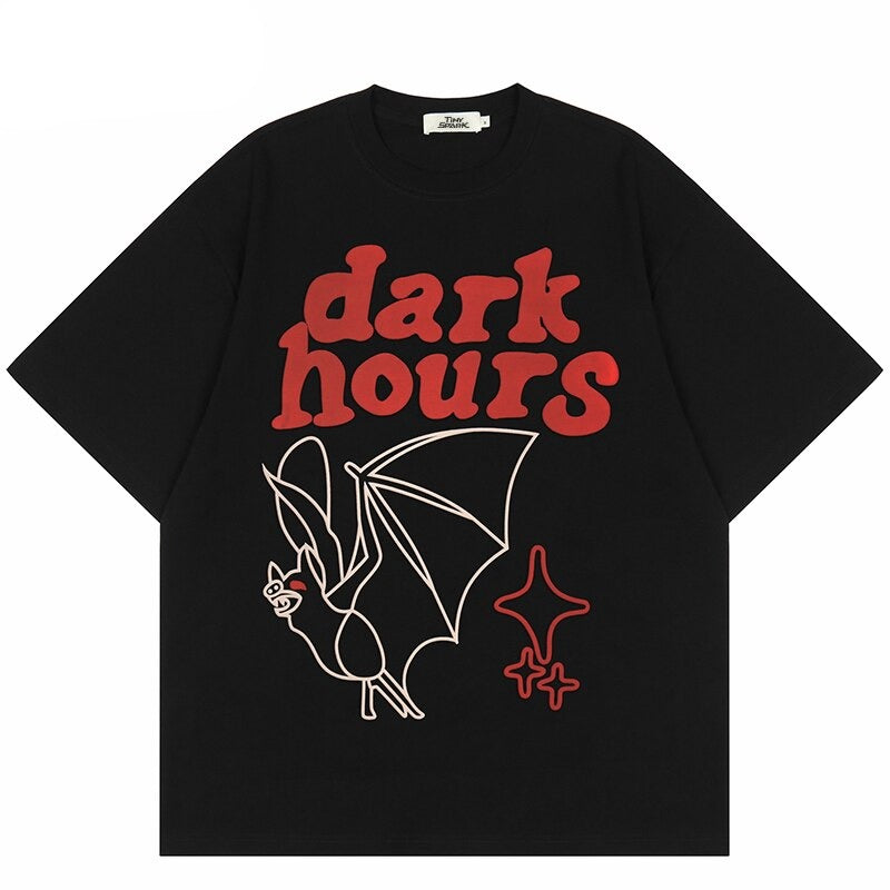"Dark Hours" Unisex Men Women Streetwear Graphic T-Shirt - Street King Apparel
