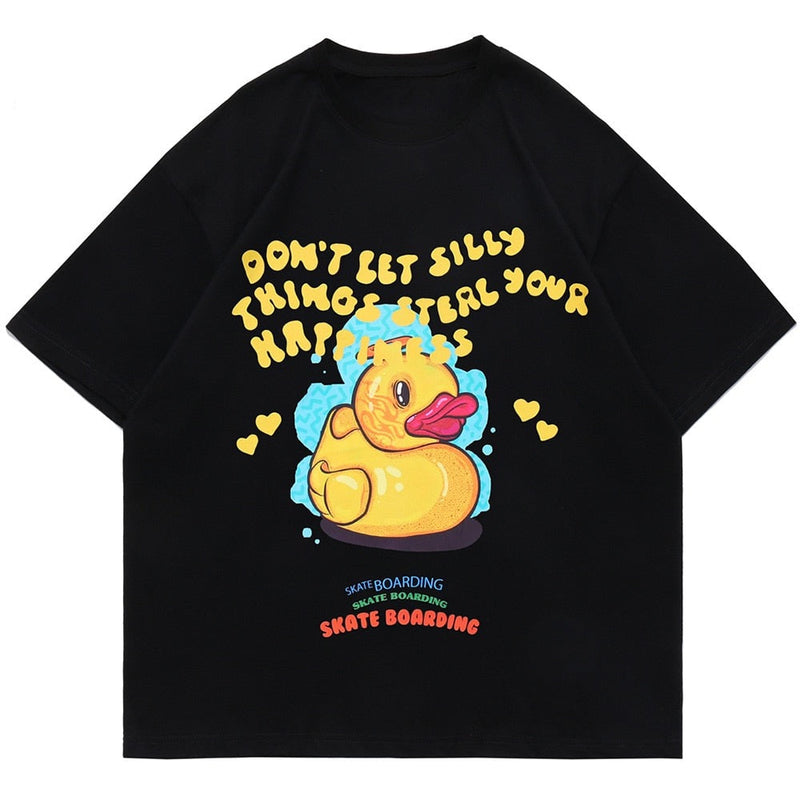 "Duck Bath" Unisex Men Women Streetwear Graphic T-Shirt - Street King Apparel