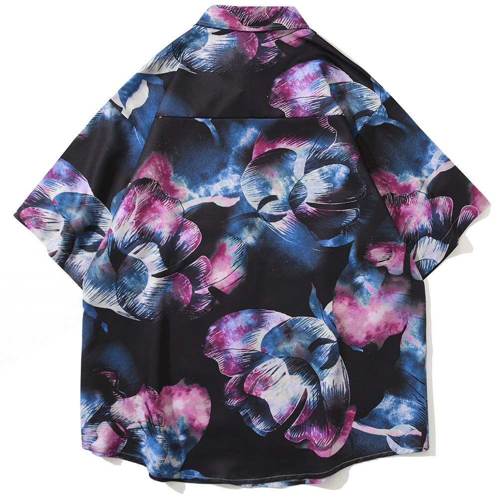 "Purple Night" Graphic Men Women Graphic Streetwear Shirt - Street King Apparel