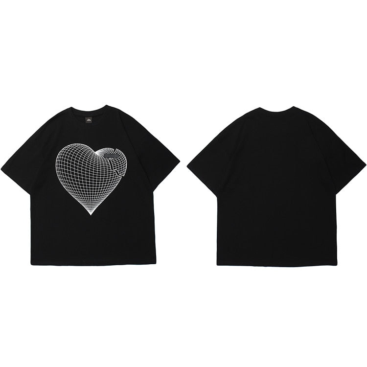 Street King Apparel "Broken Heart" Unisex Men Women Streetwear Graphic T-Shirt - Street King Apparel