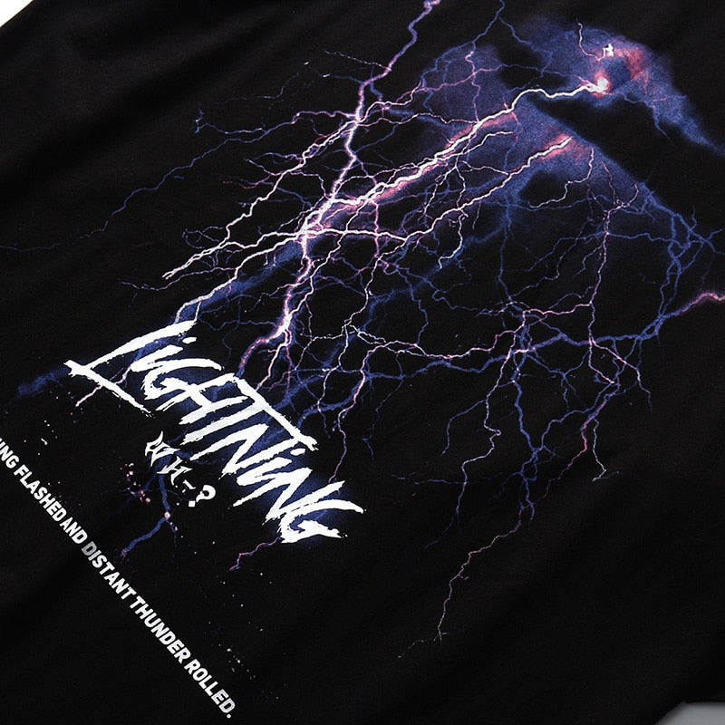 "Lighting Effect" Unisex Men Women Streetwear Graphic T-Shirt - Street King Apparel