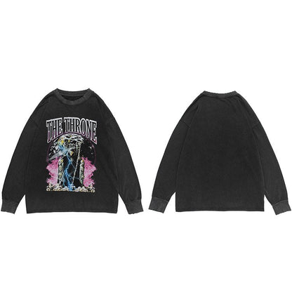 "The Throne" Unisex Men Women Streetwear Graphic Sweatshirt - Street King Apparel