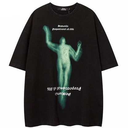 "Washed Away" Unisex Men Women Streetwear Graphic T-Shirt - Street King Apparel
