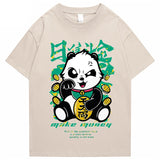 "Rich Panda” Men Women Streetwear Unisex Graphic T-Shirt - Street King Apparel