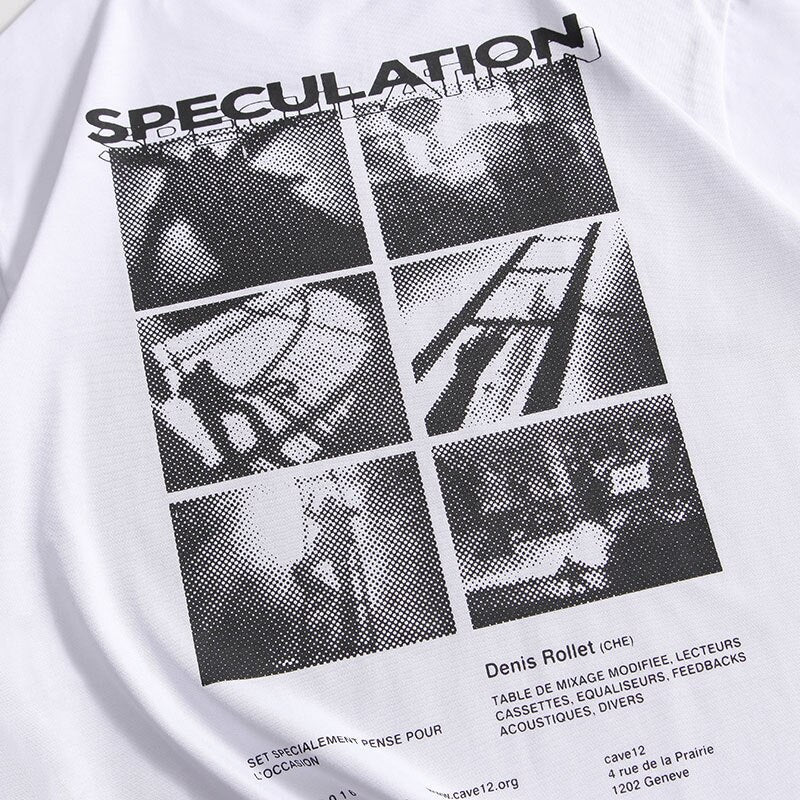 "Speculation" Unisex Men Women Streetwear Graphic T-Shirt - Street King Apparel