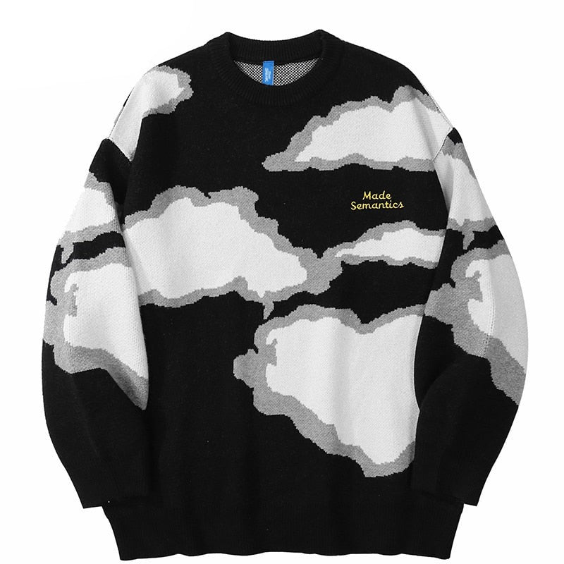 Street King Apparel "Cloudy Days" Unisex Men Women Streetwear Graphic Sweater - Street King Apparel