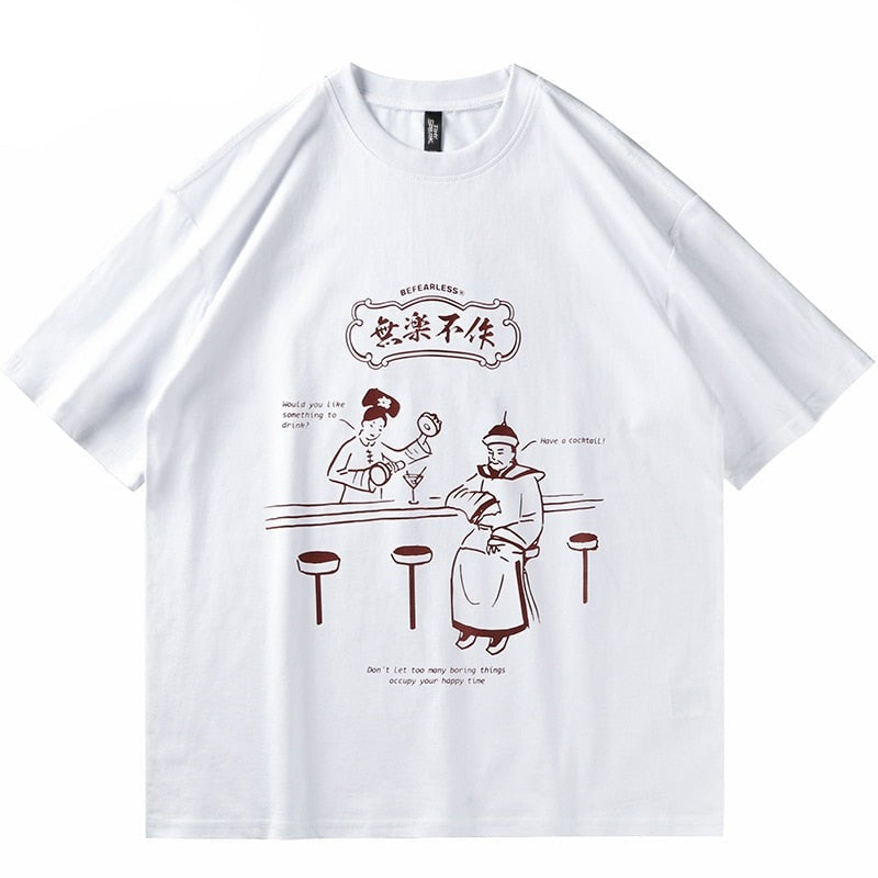 "Kitchen Table" Unisex Men Women Streetwear Graphic T-Shirt - Street King Apparel