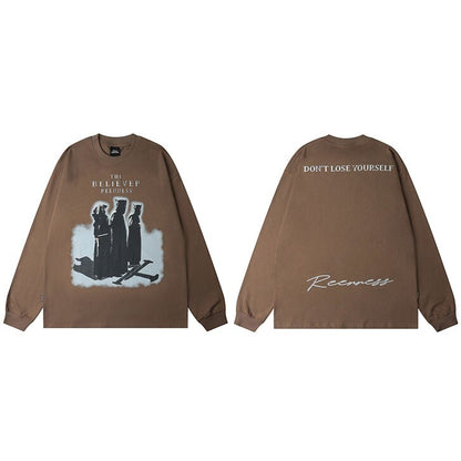 Street King Apparel "Believe In Us" Unisex Men Women Streetwear Graphic Sweatshirt - Street King Apparel