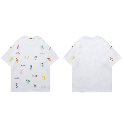 "Zodiac" Unisex Men Women Streetwear Graphic T-Shirt - Street King Apparel