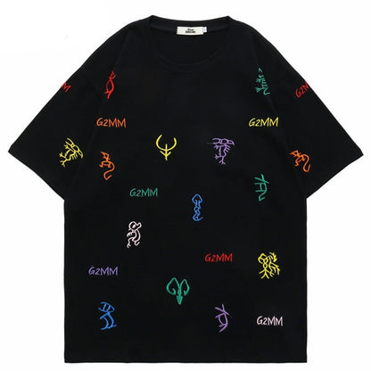 "Zodiac" Unisex Men Women Streetwear Graphic T-Shirt - Street King Apparel
