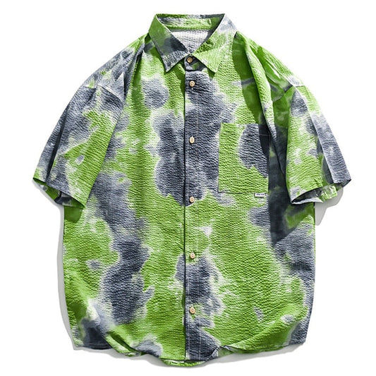"Green Beach" Unisex Men Women Streetwear Graphic Shirt - Street King Apparel