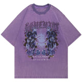 "Purple Garden" Unisex Men Women Streetwear Graphic T-Shirt - Street King Apparel