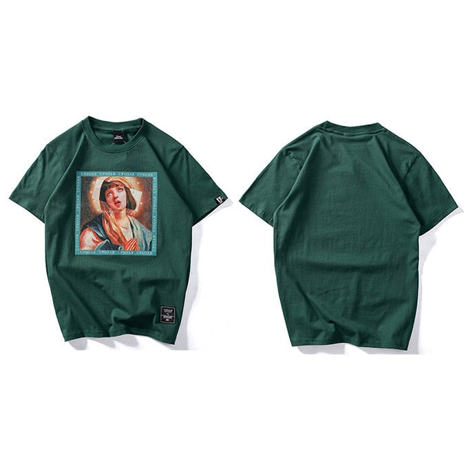 "Virgin Mary" Unisex Men Women Streetwear Graphic T-Shirt - Street King Apparel
