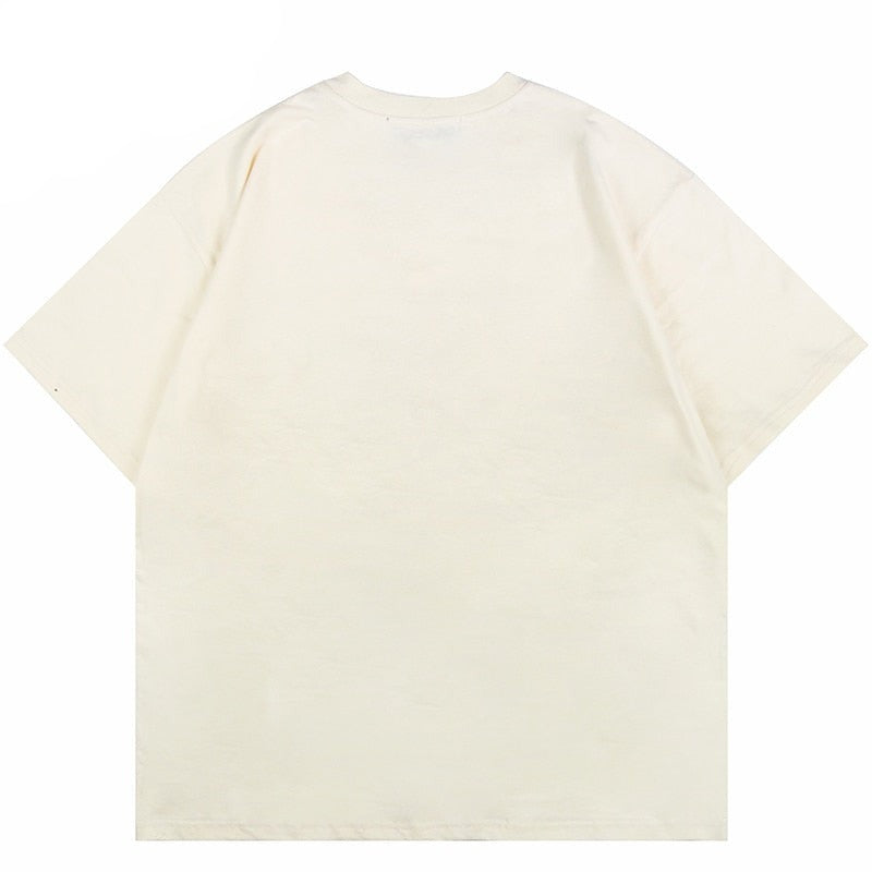 "Vintage Rose" Unisex Men Women Streetwear Graphic T-Shirt - Street King Apparel