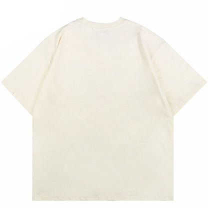 "Vintage Rose" Unisex Men Women Streetwear Graphic T-Shirt - Street King Apparel