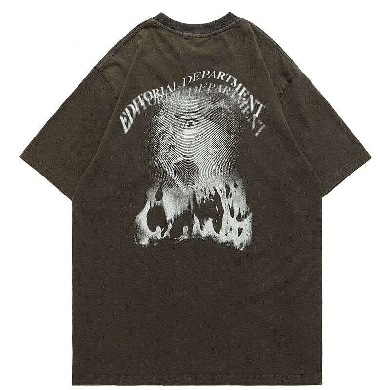 Street King Apparel "Burning Up" Unisex Men Women Streetwear Graphic T-Shirt - Street King Apparel