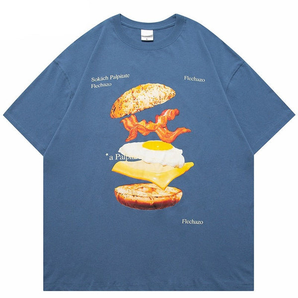 "Sandwhich" Unisex Men Women Streetwear Graphic T-Shirt - Street King Apparel