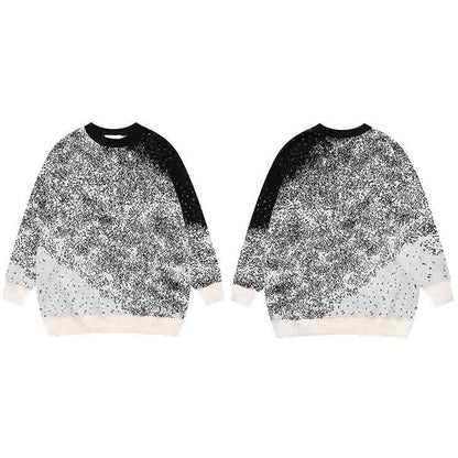 "Starry Night" Unisex Men Women Streetwear Graphic Sweater - Street King Apparel