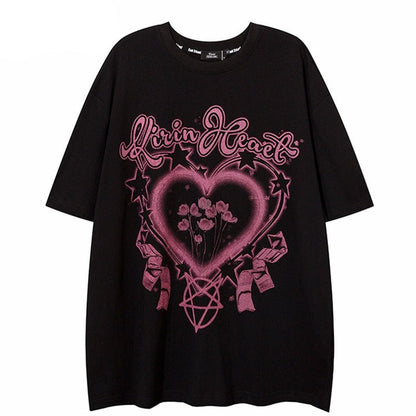"Heart Garden" Unisex Men Women Streetwear Graphic T-Shirt - Street King Apparel