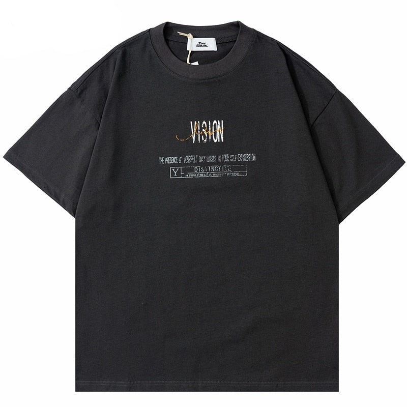 "Vision" Unisex Men Women Streetwear Graphic T-Shirt - Street King Apparel