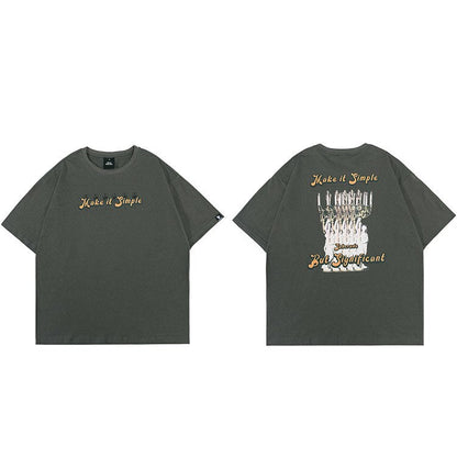Street King Apparel "Birthday Cake" Unisex Men Women Streetwear Graphic T-Shirt - Street King Apparel
