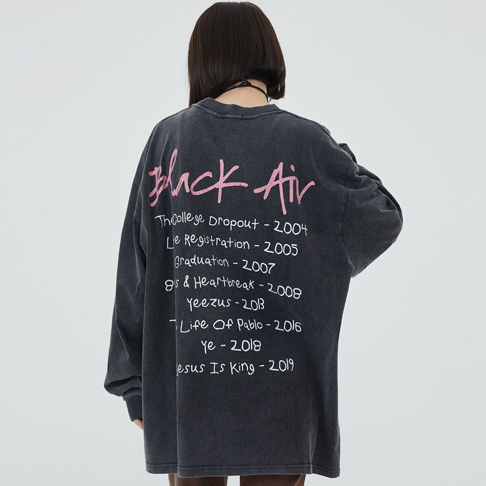 "All Friends" Men Women Unisex Graphic Streetwear Sweatshirt Daulet Apparel